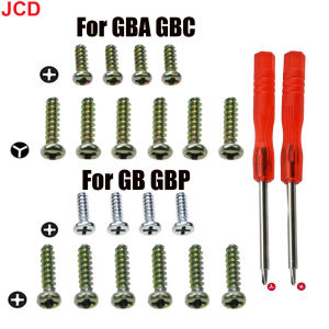 JCD 1Set (10pcs) For Gameboy Advance Color Y Tri-Wing Screws For GB GBP GBA GBC Game Console Shell Case Cross Screws