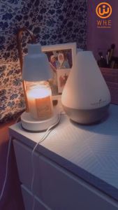 【Local Delivery】Candle Warmer Lamp Table Lamp for Decoration Home Bedroom Korea Style Market Mini Candle Warmer with 35W Halogen Light | Dimmable Aroma Wax Melting Lamp Candle Warmer Light Adjustable Candle Melting DIMMABLE FREE BULB WARMER