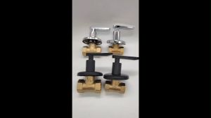 1/2Inch 3/4Inch Rust Resistance Concealed Stopcock Angle Valve Control Quarter Turn