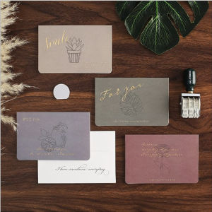 # Customized# Creative Mori Blessing Teachers Day Graduation Thanksgiving Day Greeting Card Business Message Card with Envelope