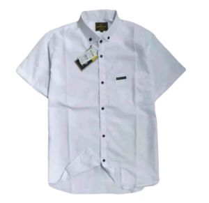 HEM KEMEJA COWOK POLOS LENGAN PENDEK CASUAL FORMAL NON FORMAL UKURAN STANDAR DAN BIG SIZE JUMBO