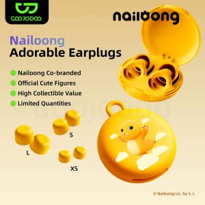 GOOJODOQ | Silicone Earplugs for Swimming Sleep Cancel Noise Slow Rebound Reduction-Soundproof Reduce Disturbances -Quality loop Earplugs