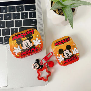 Mickey Mouse Design AirPods Pro3 Case AirPods 4 Protective Cover Active Noise Reduction Apple 3rd Gen Bluetooth Earphone Shell