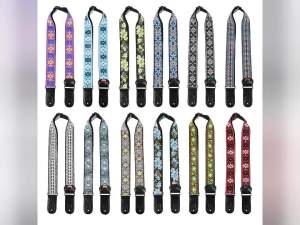 IRIN | Universal Guitar Bass Strap Adjustable Neck Strap Acoustic Guitar Accessory for Guitar Performers Shoulder Pressure Reduction