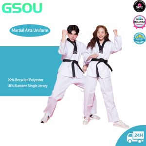 WTF Taekwondo Dobok Clothes Children Adult Karate Suit Taekwondo Uniform Karate Clothes Pure Cotton