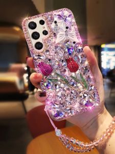 เคสโทรศัพท์ซิลิโคนหรูหราสำหรับ Samsung Galaxy S22 S21 A52 A71 M31 A21 A31 ป้องกันการตกหล่น ลายดอกกุหลาบ เปลือกป้องกันโทรศัพท์มือถือ