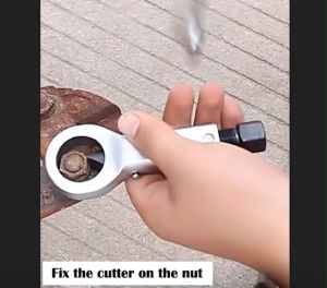 Nut Splitter Separator 4pcs Nut Remover Alat Ekstraktor Buka Baut Nut Remover Extractor