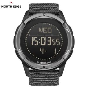 NORTH EDGE | Đồng Hồ Thể Thao Ngoài Trời Chống Nước Có La Bàn Thiết Bị Theo Dõi Bước Chân Bộ Đếm Calo Màn Hình LED Đồng Hồ Bấm Giờ Phát Sáng Dành Cho Leo Núi Bơi Lội