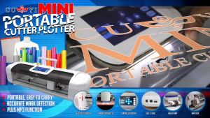 Linework - Cuyi Mini Cutter Plotter Bluetooth Touch screen /12inch VinylDecalSticker Cutter /With Loudspeaker