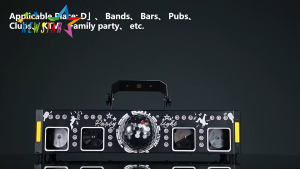 ไฟเวทีเลเซอร์ 5in1 Golden Flash พร้อมรีโมท แสงสีอลังการสำหรับปาร์ตี้ ผับ คาราโอเกะ ดีเจ งานอีเว้นท์