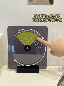 Bảng Lịch Acrylic 2024 Có Thể Xoay Trang Trí Bàn Thời Gian Biểu Nghệ Thuật Sáng Tạo Bảng Lịch Trang Trí Văn Phòng Phẩm