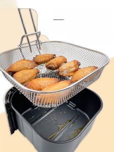 Air Fryer Accessories Oil Drip Pan Chicken Wing Rack Baking Basket