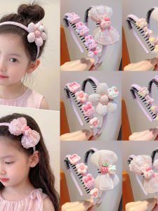 Anti-slip Non-pinching Pink Bow Headband