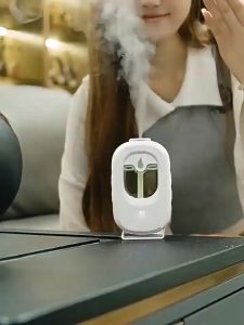 COD Humidifier Diffuser Aromaterapi Mini Aromaterapi Pewangi Ruangan LED Otomatis