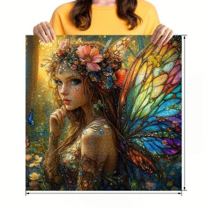 500PCS 51X51CM Jigsaw Puzzle Fantasy Fairy Left Puzzle Perfect for DIY Creative Fun with FamilyGift teasing Toy