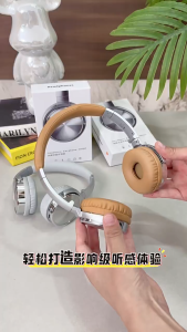 Rovanni Headset Bluetooth Headset Wired Computer Game Noise Cancelling Headset Wireless Halter Sports