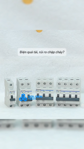 (Panasonic) Cầu dao tự động Bảo vệ quá tải và ngắn mạch 1 cực 1P1E DIN MCB 6kA