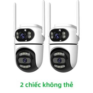 WONSDAR 2 Chiếc Camera IP AI Tự Động Theo Dõi Thông Minh Tầm Nhìn Ban Đêm Âm Thanh 2 Chiều Giám Sát An Ninh Camera Dome Trắng Được Đánh Giá IP66
