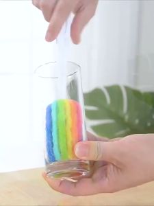Cây Cọ Rửa Ly 7 Màu - Cọ Rửa Ly Bình Nước Bình Giữ Nhiệt 7 Màu Cầu Vồng