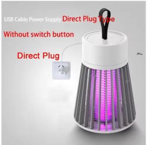 ESMARTER | Electric Shock Bug Zapper Mosquito Killer Lamp UV Light Anti-Mosquito Fly Insect Trap for Outdoor Camping