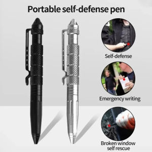 Multifunctional Tactical Pen Tungsten Steel Glass Breaker Outdoor Survival Tool