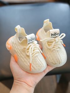 Non-Slip Baby Shoes for Boys And Girls 1-2 Years Old Spring Autumn Soft Bottom Learning to Walk Shoes Casual Net Cloth