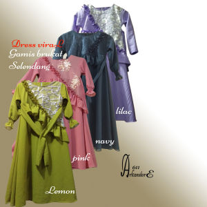Gamis Anak Perempuan Abaya Crinkle Airflow Kekinian Warna Mocca-Denim-Hitam Size S-XXL