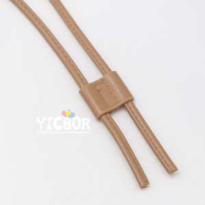 Double Shoulder PU Bucket Bag Drawstring Floral Print Backpack with Accessories Chinese Brand DIY Shrinkage Rope Strap