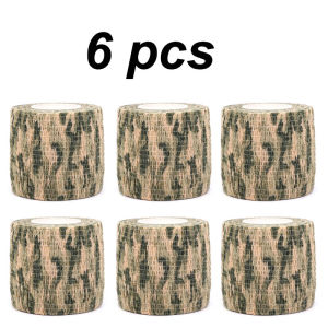 1/3/6 Rolls Breathable Self Adhesive Bandage Cohesive Vet Wrap for Pets Camouflage Tape Non-Woven & Sticks Only to Itself