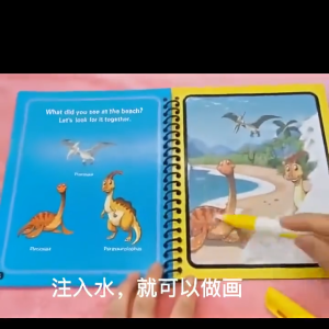 （READY STOK)MAGIC WATER BOOK TERMURAH/MAGIC WATER BOOK/BOOK MEWARNAI MAINAN AIR /BUKU GAMBAR MEWARNAI ANAK MAINAN EDUKASI(Berisi Pena） ﻿ ﻿