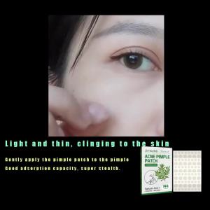 Jaysuing(简素净) | Acne Pimple Patches Translucent Hydrocolloid Stickers With Salicylic Acid Tea Tree Oil Invisible Waterproof Calming Skin Patch