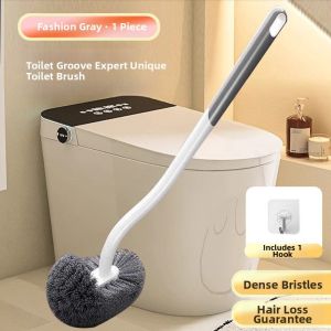 Soft Bristles Long Handle No Dead Angle Toilet Brush