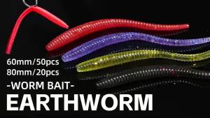 MEREDITH | MEREDITH Senko Worm Slow SinkingTrout Worm Soft Baits 60mm 80mm Artificial Fishing Lures Sea Worms Earthworm Fishing Soft Lures