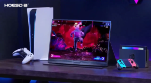 Hoesd.a 15.6" 2.5K Portable Monitor 2560 x 1440 500Nits 8Bits HDR Portable Display for LaptopPhoneXbox PS4/5PCMini PCAndroid box