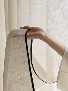 KORMES Premium French Vintage Sheer Curtain Collection - Cream Linen Blend Voile Panels with Advanced Light Filtering Technology Wabi-Sabi Style Design for Living Room & Bay Windows OEKO-TEX Certified Fabric for Filipino Homes