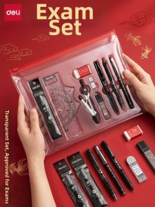 deli | Exam Friendly Clear Writing Set 2B Pencil Included