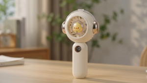 Damda Mini Fan Cute Chick Handheld Portable USB Rechargeable Personal Air Cooler