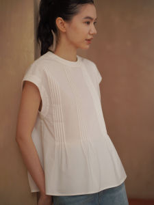 hacikis | Breathable High-Count Cotton Waist-Tied Slimming Shirt