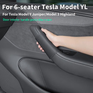 For Tesla Model Y Juniper Door Handle Protector Tesla 6-Seater Model YL/Model 3 Highland Door Pull Gloves 2pcs