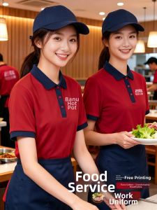 Customizable Logo Short Sleeve Summer Work Polo Shirt