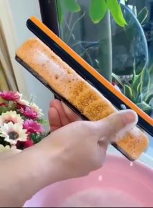 Cây lau kính kèm  gạt nước silicon xoay được 360 độ