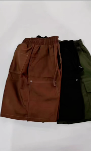 Men Bermuda Shorts American Streetwear Baggy Straight Leg Casual Sport Shorts for Teen Boys