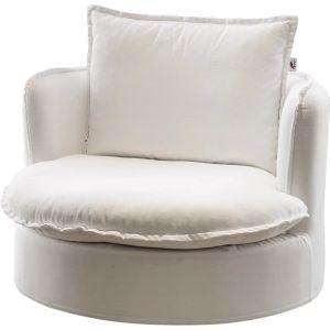 PURPLE LEAF | Purple Leaf Cream Style Sofa Chair Zen Style