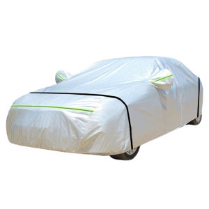 【New Arrival】 ผ้าใบกันน้ำรถยนต์กันน้ำป้องกันรังสียูวีกลางแจ้งป้องกันรถเต็มรูปแบบป้องกันรอยขีดข่วนม่านบังแดดหิมะครีมกันแดด