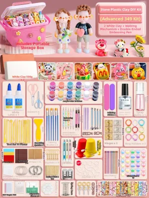 DIY Molding Air Dry Clay Kit for Children