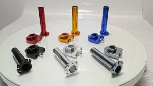 Motorcycle Universal Aluminum Throttle Accelerator Twister Grips Handle For Motorbike Dirt Pit Bike Scooter 22mm 7/8" Handlebar