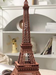 JINWUCHUANGYI | Eiffel Tower Night Adult Wooden 3D Puzzle