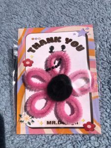 Gantungan Tas Bunga | Kawat Bulu | Keychain Lucu