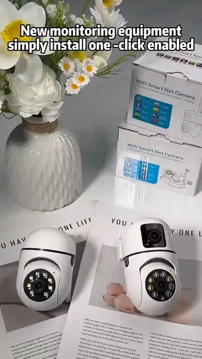 CCTV Camera V380 Pro Dual Lens Waterproof Outdoor No WIFI Needed ...