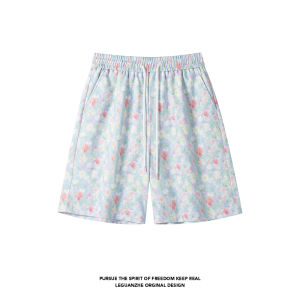 ZHUOCAN | Quần Shorts Hoa American Vintage Mid-thigh